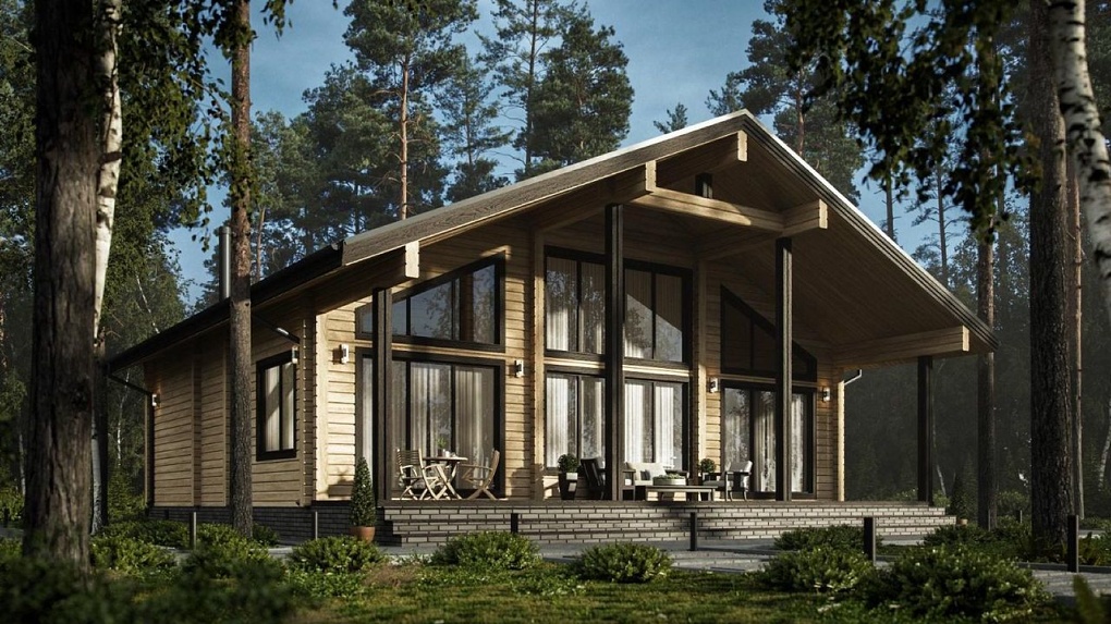 Фото 32 — Дом из бруса: экологичность и уют